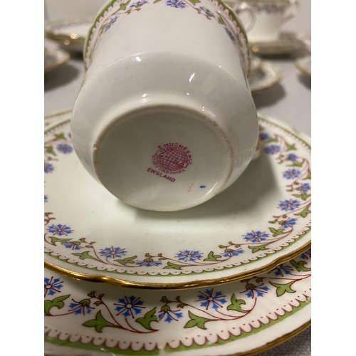 448 - Vintage E. Hughes and Co. tea set.