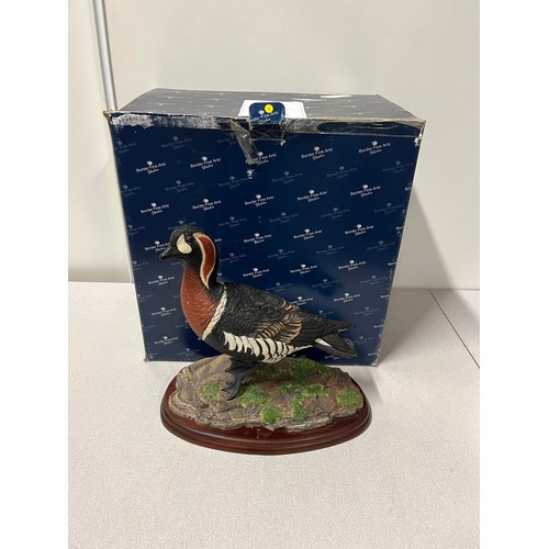 19 - Boxed Border Fine Arts Red Breasted Goose with certificate of Authenticity - No.183 of 500.
30cm x 3... 