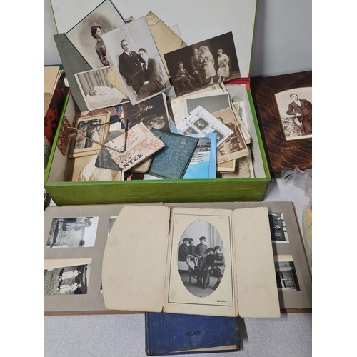 26 - Collection of antique photographs and postcards etc.