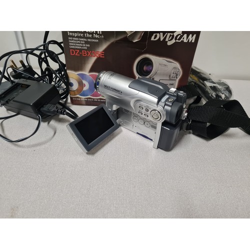 204 - Hitachi dvd/cam with charger etc.