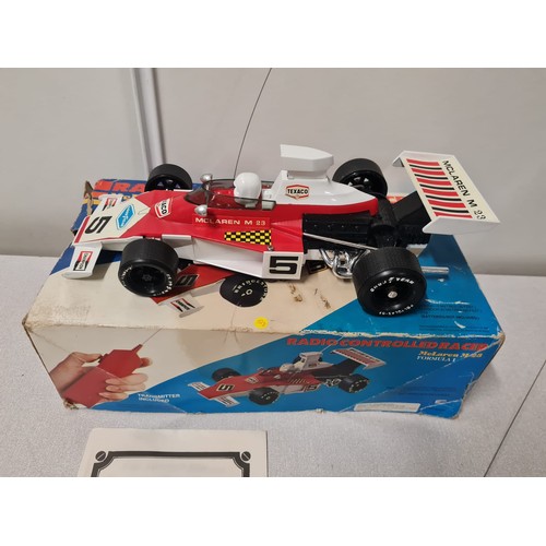 207 - Boxed Radio controlled racer McLaren M 23.