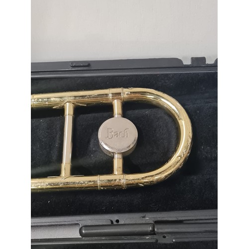 47 - Bach trombone in case. See pics for condition.