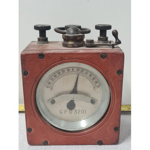 38 - Vintage Blasting Galvanometer.
9cm x 9cm