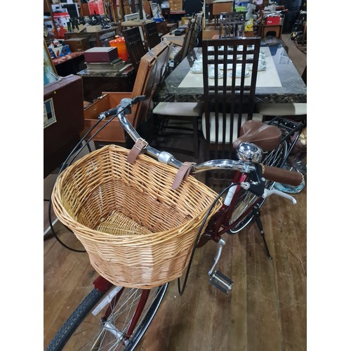 62 - Real Classic bicycle with removable wicker basket.