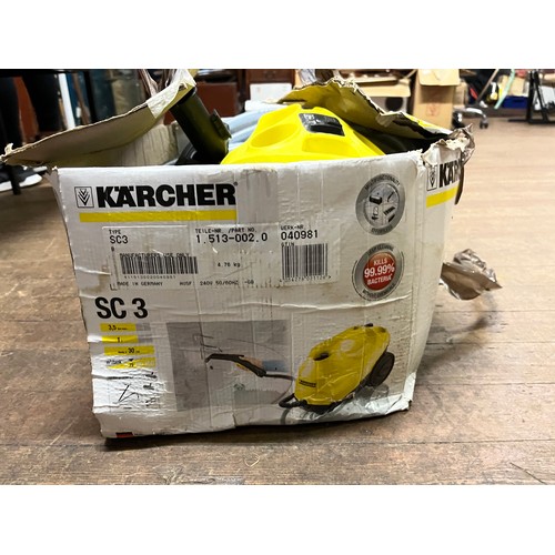 397 - boxed karcher steamer