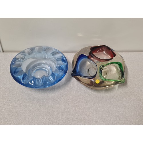 167 - 2 x retro pieces of Murano glass.