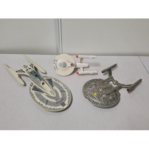 376 - 3 vintage star trek ships