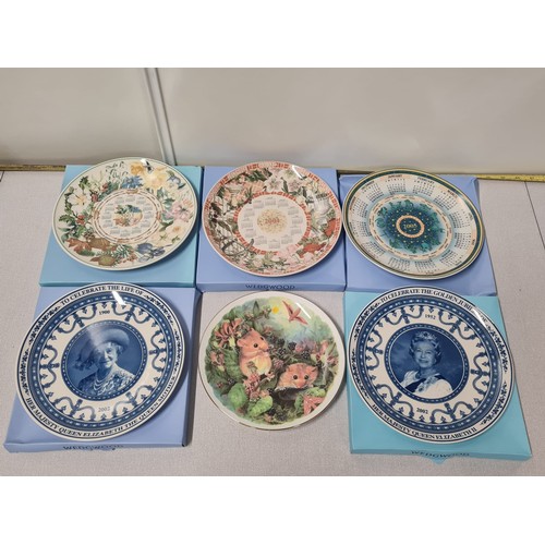 443 - 6 x Wedgewood collectors plates.