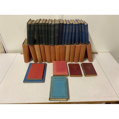 588 - Selection of vintage books to include The Waverley Novels, Wilson Tales and Thackery collection etc.