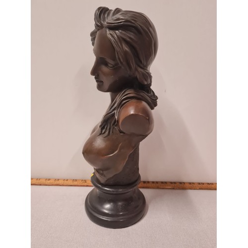 3 - Large bronze female bust signed J. Gerome.
40cm h