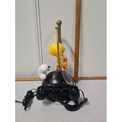 23 - Tweetie Pie telephone/alarm clock.
39cm h