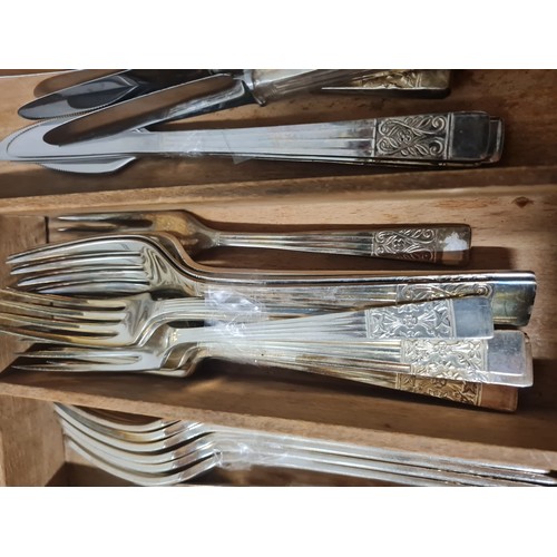 350 - selection of silver plated cutlery