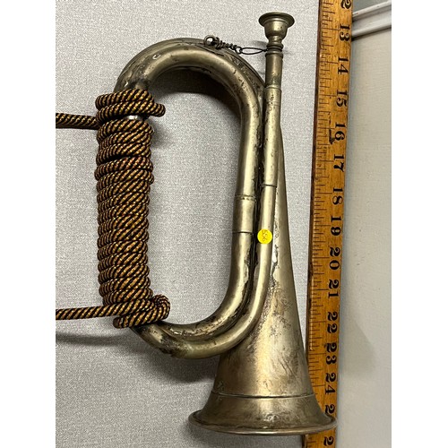 374 - vintage military bugle