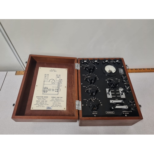 467 - Vintage Wheatstone Bridge D-30-A test set by Muirhead & Co Ltd.