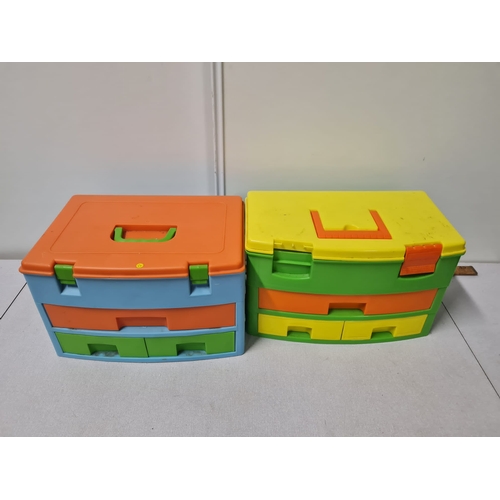 584 - 2 small storage boxes.