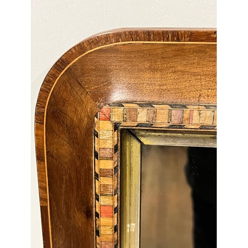 14 - Victorian Inlaid mirror.
81cm x 48cm