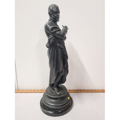 121 - Bronze figure of Sir Walter Scott.
51cm h