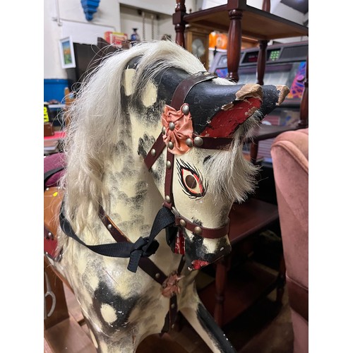 229 - Victorian rocking horse.
117cm x 130