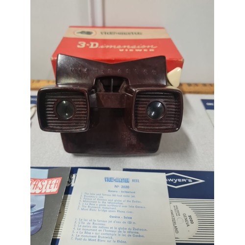 24 - vintage sawyers viewmaster & 24 slides