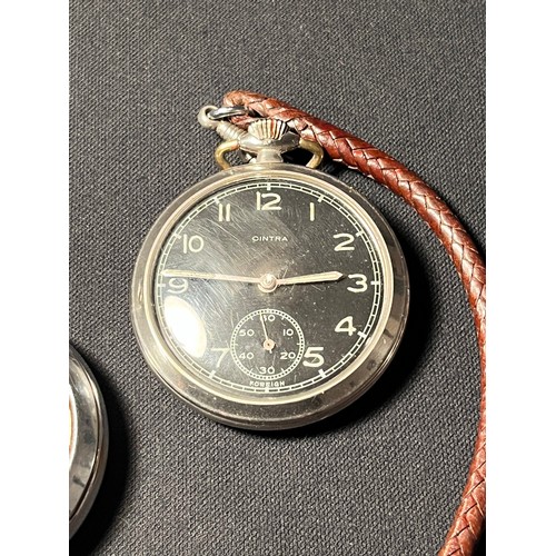 62 - 3 vintage pocket watches to include 
smiths, cintra & ingersol regent
all working