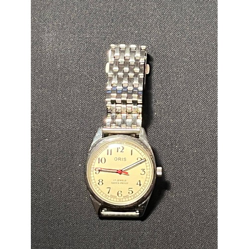 224 - Oris 17 jewels shock proof wrist watch.