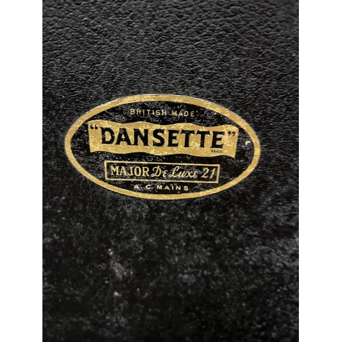 49 - Vintage 1960's Dansette Major De Luxe 21 turn table.