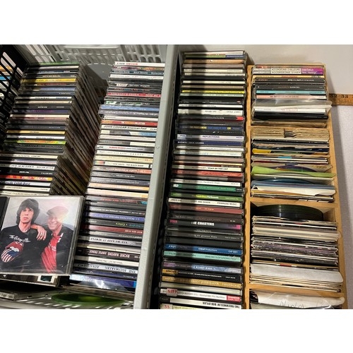 113 - collection of cds from owner of local radio station 
to include rolling stones, richie havens, tom w... 