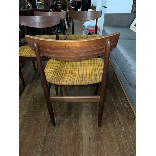 158 - Set of 4 mid-century teak G-Plan dining chairs.