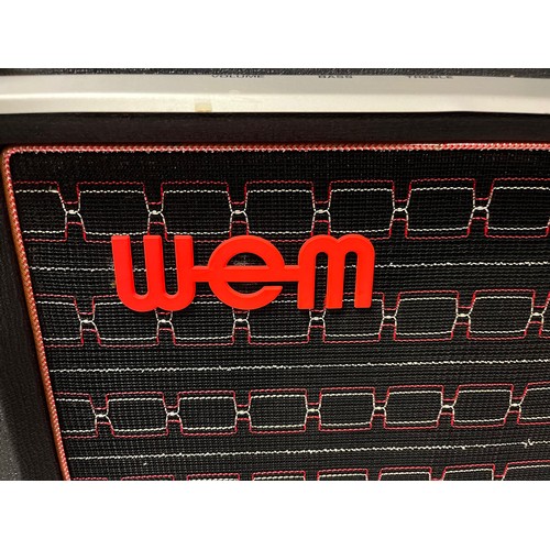 159 - 1970'S Wem Watkins Dominator Bass MK I valve guitar amplifier. working with cover.
60cm x 60cm x 25c... 