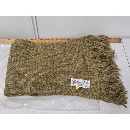 174 - Authentic Lawrence J Smith Shetland Island 100% scarf.