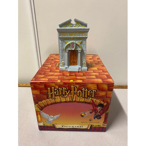 24 - Boxed Royal Doulton Harry Potter Gringotts ornament.
19cm h