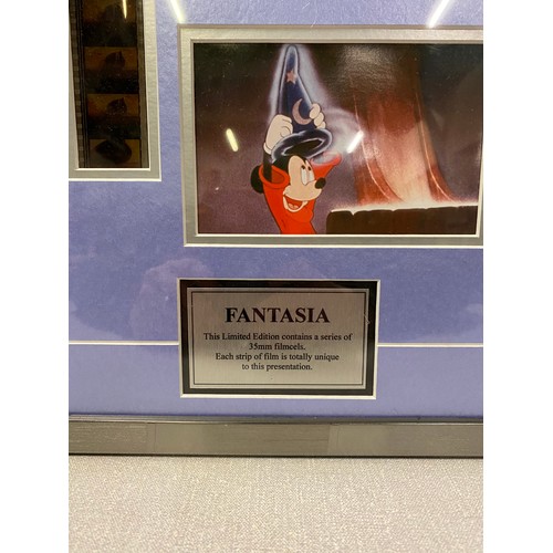 26 - Framed Fantasia Limited Edition 35mm Filmcels No. 184/300.
33cm x 28cm