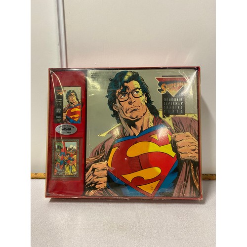 27 - New and sealed Limited Edition Skybox Superman Trading cards.