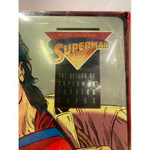 27 - New and sealed Limited Edition Skybox Superman Trading cards.