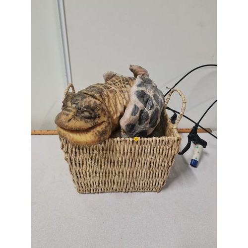 Rod and bike brake cable rubber/foam Dinosaur puppet 32cm l