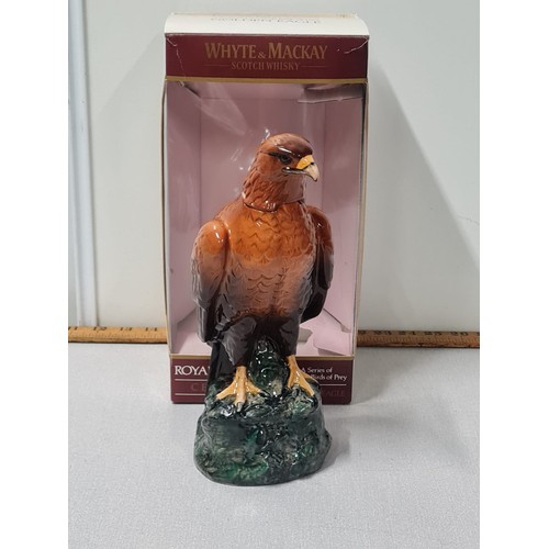 154 - Whyte & Mackay eagle decanter of whisky full & sealed 75cl