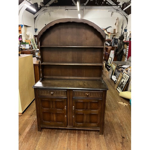 159 - Vintage dome top Welsh dresser.