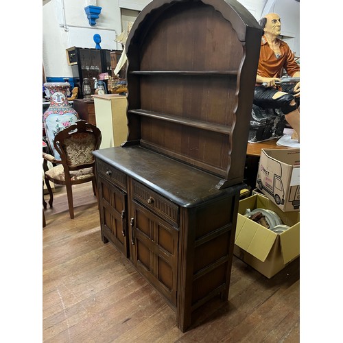 159 - Vintage dome top Welsh dresser.