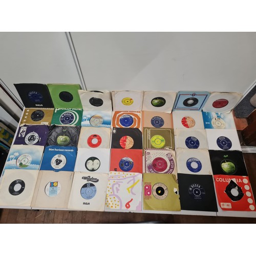 48 - Large collection of 45 singles to include The Rolling Stones, Electric Light Orchestra and The Beatl... 