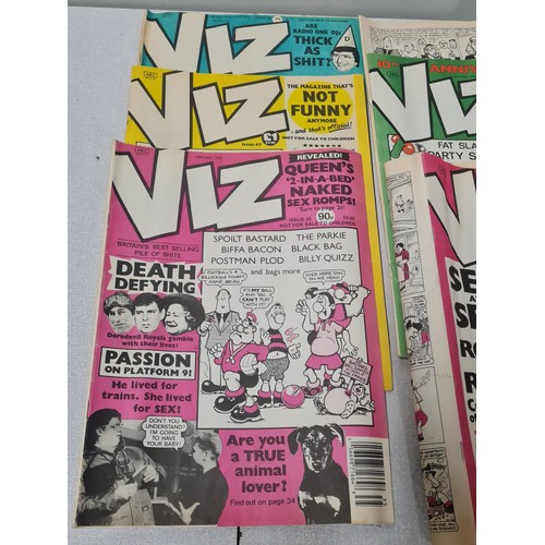 52 - Collection of vintage Viz magazines.