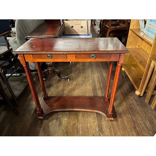 516 - Vintage Stag console table.