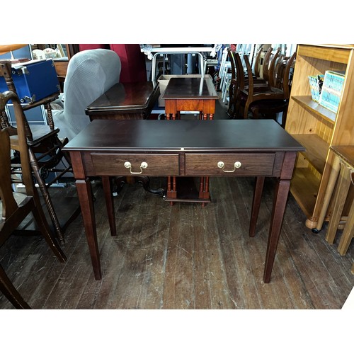 517 - 2 drawer console table.