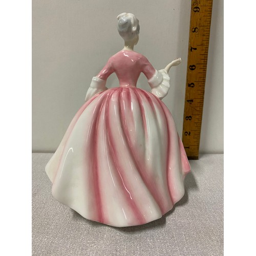 107 - Royal Doulton Diana figurine signed and dated by artist 21st June 1990.
22cm h