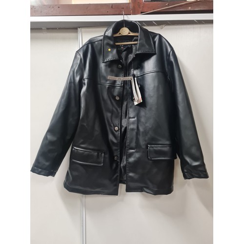 607 - Emporio collection new leather jacket.