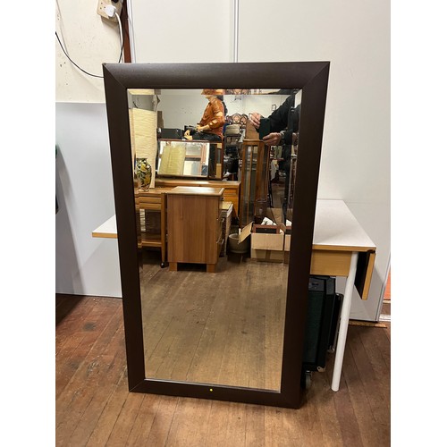 153 - Large framed mirror.
138cm x 77cm