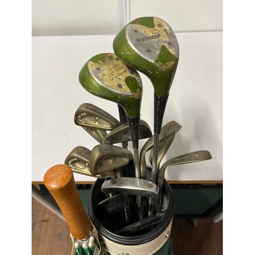 630 - set of vintage golf clubs