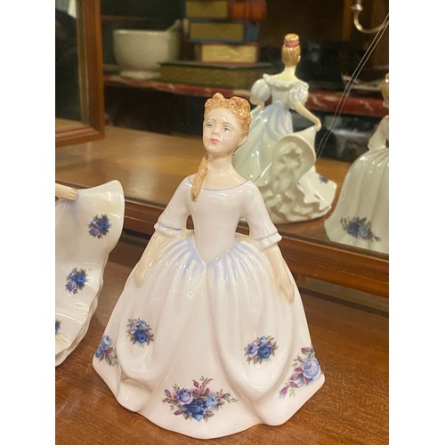 20 - 2 Royal Doulton figurines - Kathy, Moonlight Rose