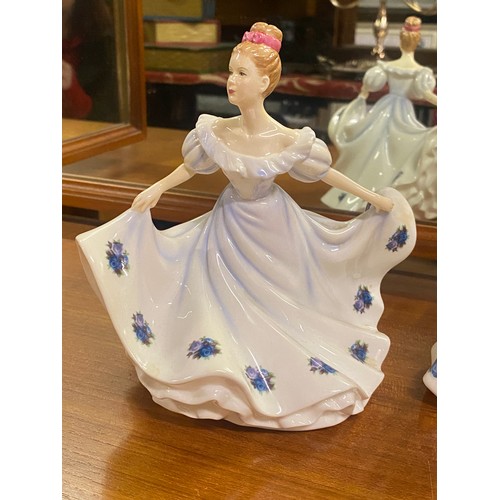 20 - 2 Royal Doulton figurines - Kathy, Moonlight Rose