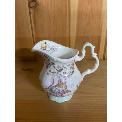 10 - Vintage Royal Doulton Bramley Hedge Tea Service Teapot and Milk Jug