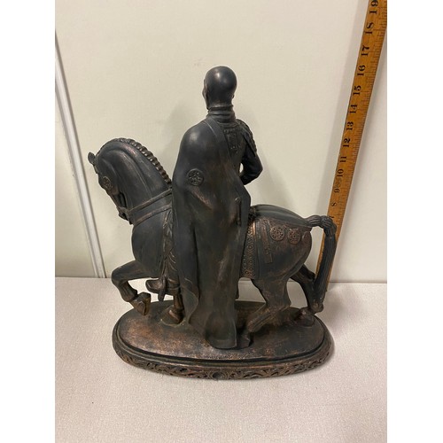 146 - Universal statuary corps 1981 Chinese warrior on horse.
approx 17